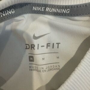 Nike Dri-FIT White Running Top